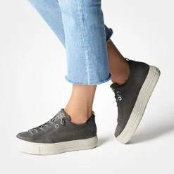 Women Paul Green Grey Nubuck Trainers