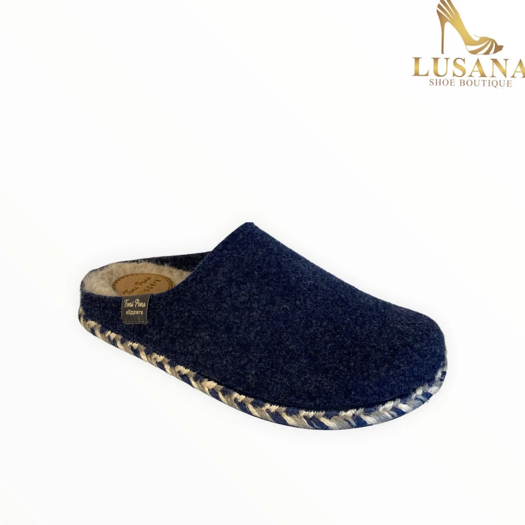 Women Toni Pons Navy Delfi-Fp Slipper