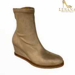 Women Lusana Shoe Boutique Viguera Sand Wedge Boot