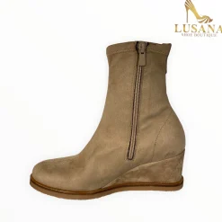 Women Lusana Shoe Boutique Viguera Sand Wedge Boot