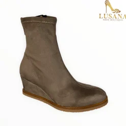 Women Lusana Shoe Boutique Viguera Taupe Wedge Boot