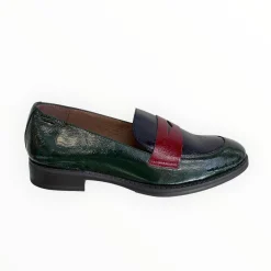 Women Wonders Robin Green & Navy Loafer